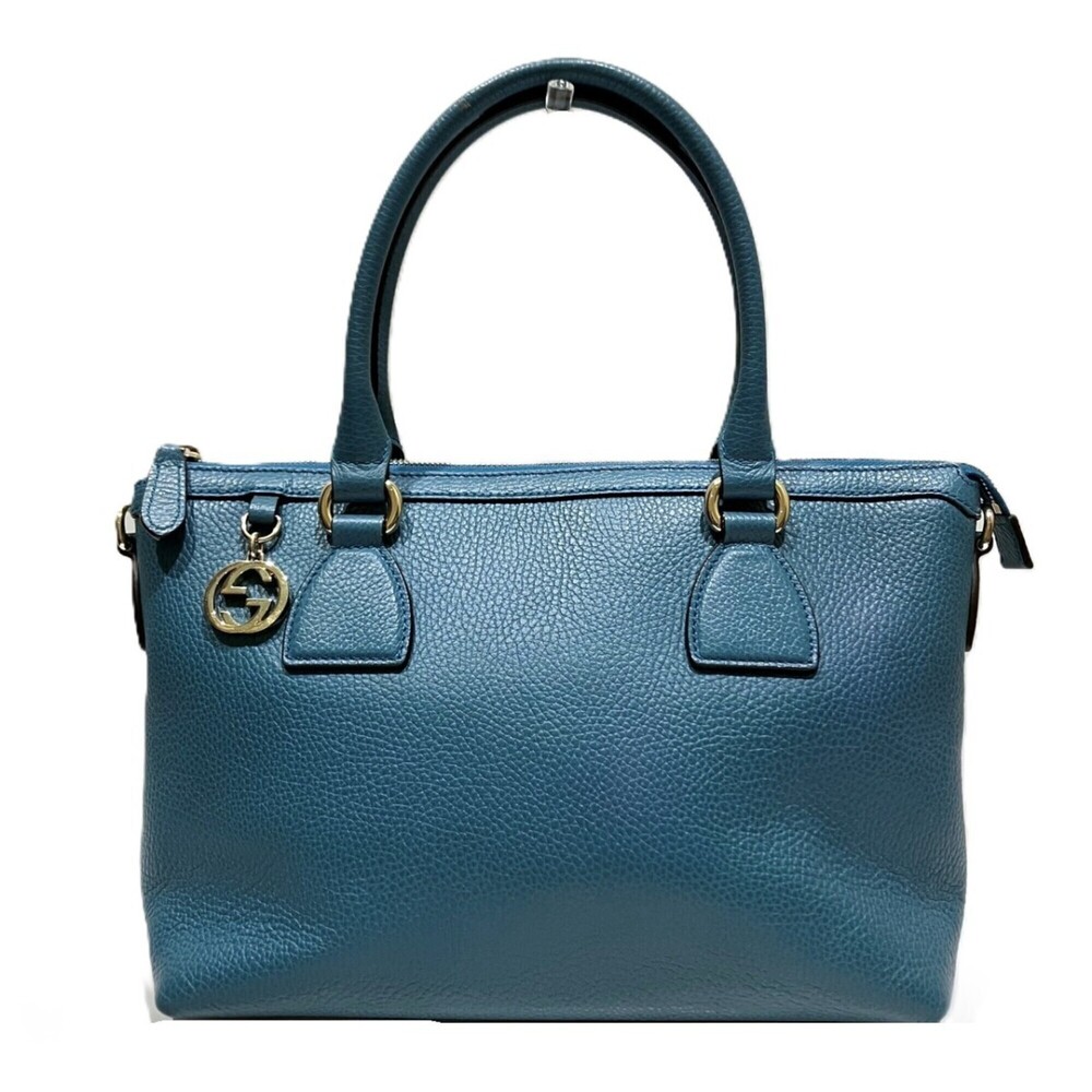 Gucci Interlocking G Handbag, Leather, 449659